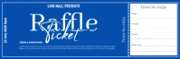 Typographic Raffle Ticket | Raffle Ticket Card | Raffle Ticket 2025 Twitter Banner template
